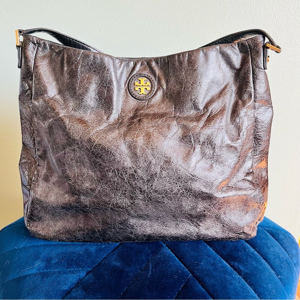 Tory Burch Dena Glazed Hobo Bag